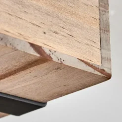 Plafonnier Montgomery Écru, Noir, 1 lumière