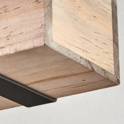 Plafonnier Montgomery Écru, Noir, 2 lumières