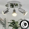 Plafonnier Morges LED Chrome, 3 lumières
