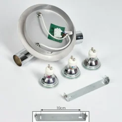 Plafonnier Morges LED Chrome, 3 lumières