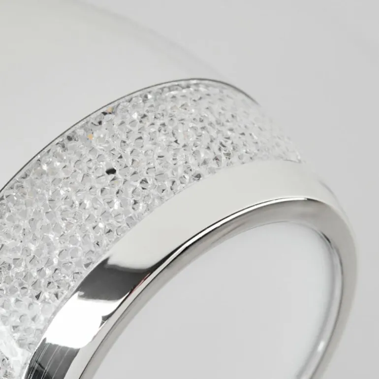 Plafonnier Morges LED Chrome, 2 lumières