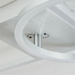 Plafonnier Moya LED Argenté, Blanc, 1 lumière