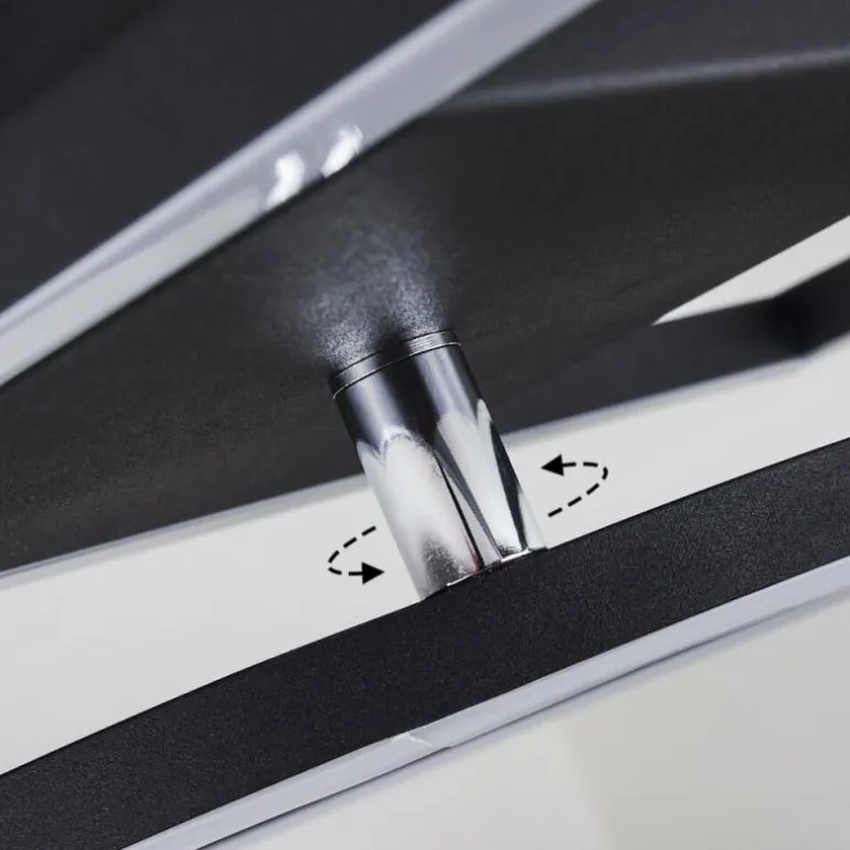 Plafonnier Moya LED Noir, 1 lumière