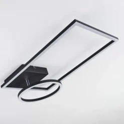 Plafonnier Moya LED Noir, 1 lumière