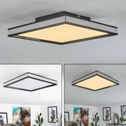 Plafonnier Nabbas LED Noir, 1 lumière