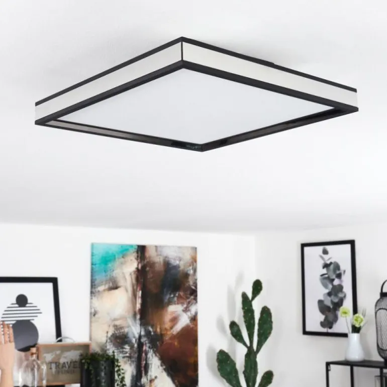 Plafonnier Nabbas LED Noir, 1 lumière