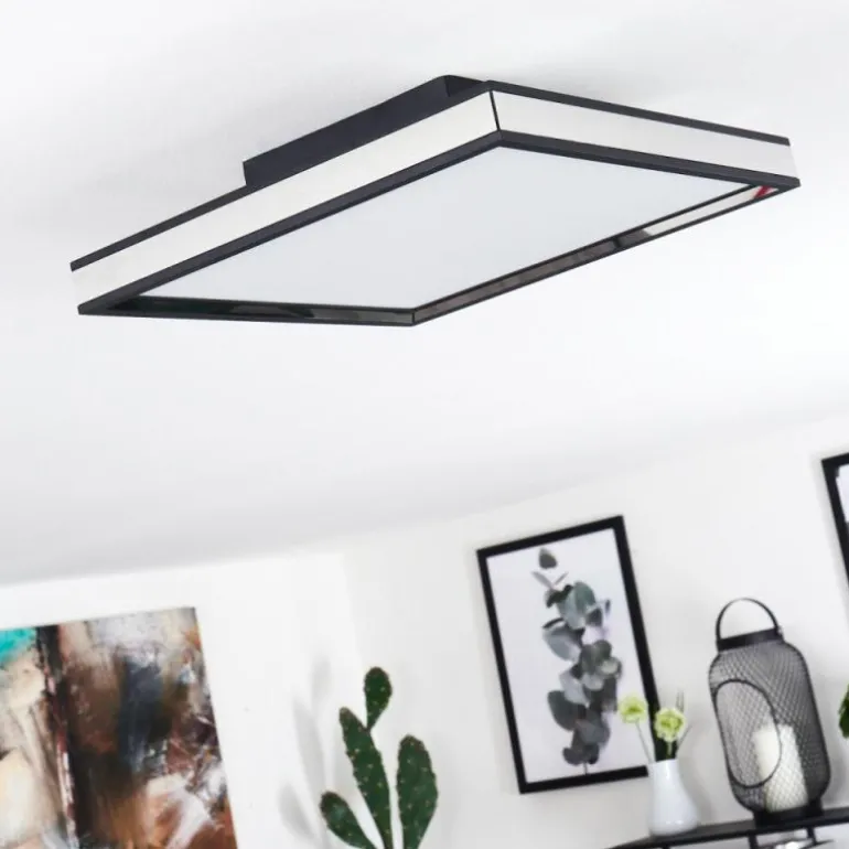 Plafonnier Nabbas LED Noir, 1 lumière