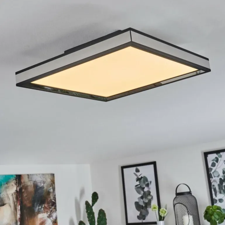 Plafonnier Nabbas LED Noir, 1 lumière