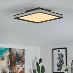 Plafonnier Nabbas LED Noir, 1 lumière