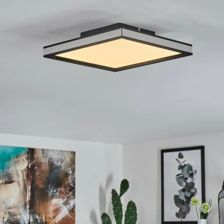 Plafonnier Nabbas LED Noir, 1 lumière