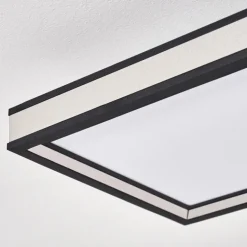 Plafonnier Nabbas LED Noir, 1 lumière, Télécommandes