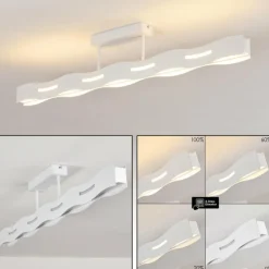 Plafonnier Nagold LED Blanc, 1 lumière