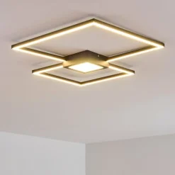 Plafonnier Narpes LED Anthracite, 1 lumière