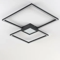 Plafonnier Narpes LED Anthracite, 1 lumière