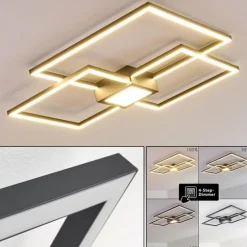 Plafonnier Narpes LED Anthracite, 1 lumière