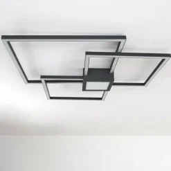 Plafonnier Narpes LED Anthracite, 1 lumière