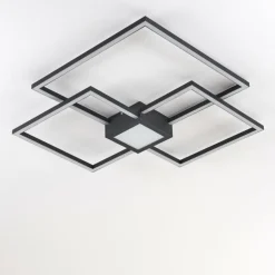 Plafonnier Narpes LED Anthracite, 1 lumière