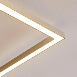 Plafonnier Narpes LED Nickel mat, 1 lumière