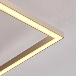 Plafonnier Narpes LED Nickel mat, 1 lumière