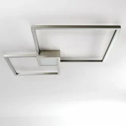 Plafonnier Narpes LED Nickel mat, 1 lumière