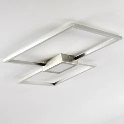 Plafonnier Narpes LED Nickel mat, 1 lumière