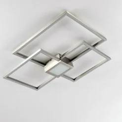 Plafonnier Narpes LED Nickel mat, 1 lumière