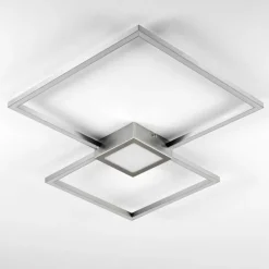 Plafonnier Narpes LED Nickel mat, 1 lumière
