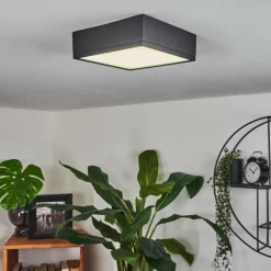 Plafonnier Netstal LED Anthracite, 1 lumière