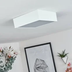 Plafonnier Netstal LED Blanc, 1 lumière