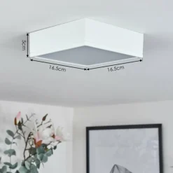 Plafonnier Netstal LED Blanc, 1 lumière