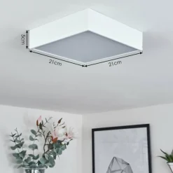 Plafonnier Netstal LED Blanc, 1 lumière