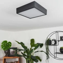 Plafonnier Netstal LED Noir, 1 lumière