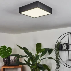 Plafonnier Netstal LED Noir, 1 lumière