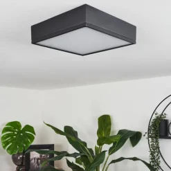 Plafonnier Netstal LED Noir, 1 lumière