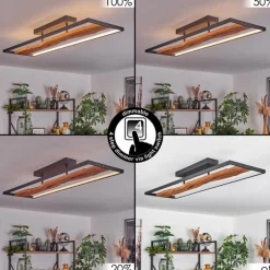 Plafonnier Nevogilde LED Écru, Noir, 1 lumière