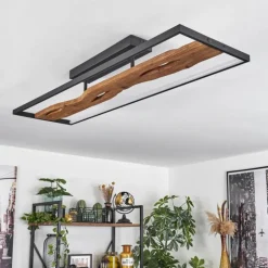 Plafonnier Nevogilde LED Écru, Noir, 1 lumière