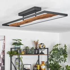 Plafonnier Nevogilde LED Écru, Noir, 1 lumière