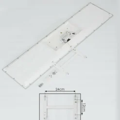 Plafonnier Nexo LED Blanc, 1 lumière, Télécommandes