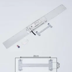 Plafonnier Nexo LED Blanc, 1 lumière, Télécommandes