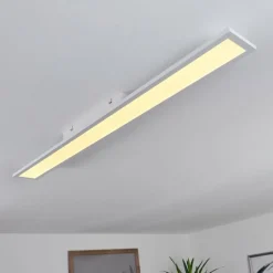 Plafonnier Nexo LED Blanc, 1 lumière, Télécommandes