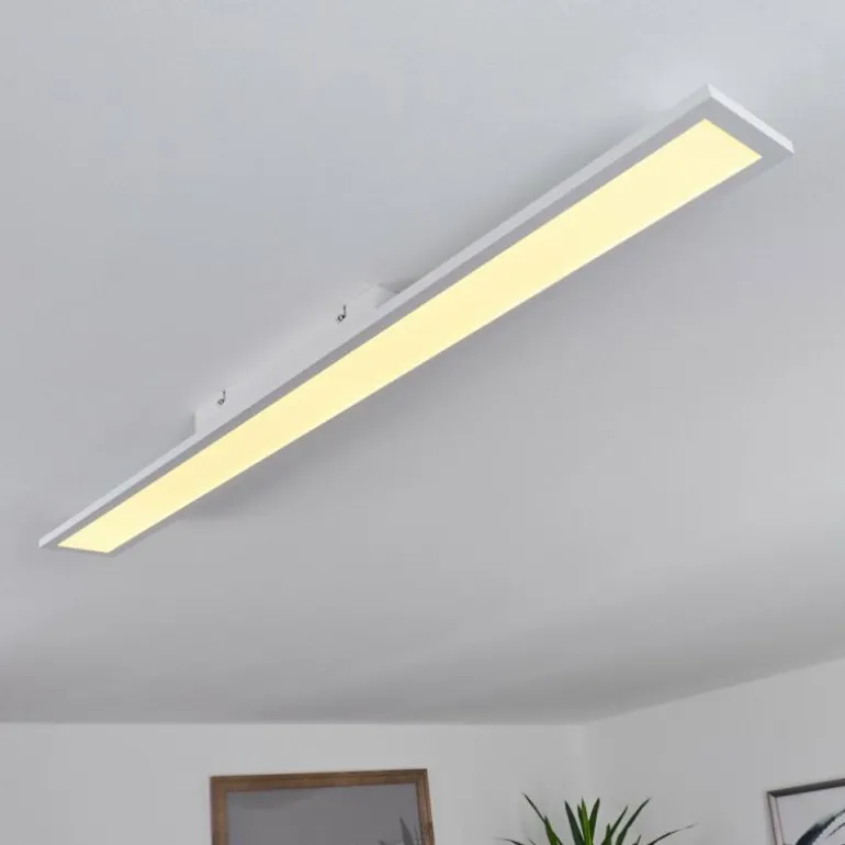 Plafonnier Nexo LED Blanc, 1 lumière, Télécommandes