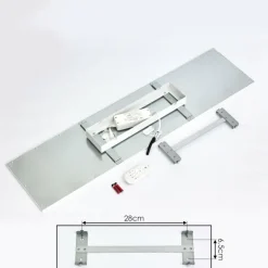 Plafonnier Nexo LED Blanc, 1 lumière, Télécommandes