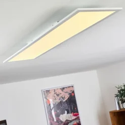 Plafonnier Nexo LED Blanc, 1 lumière, Télécommandes
