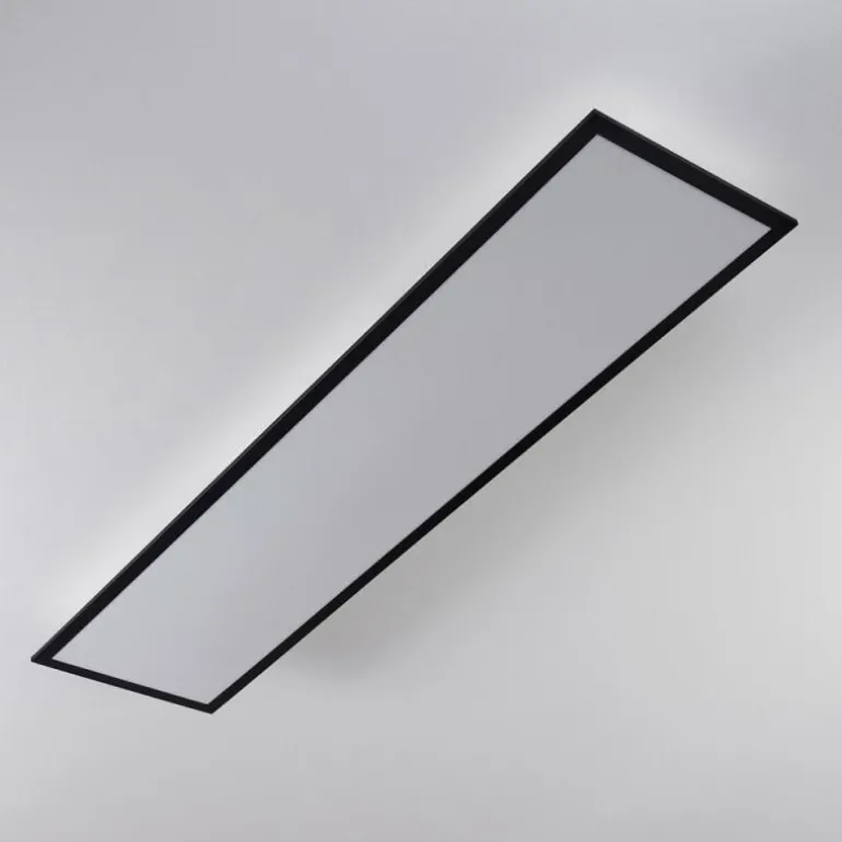 Plafonnier Nexo LED Noir, 1 lumière, Télécommandes