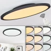 Plafonnier Nexo LED Noir, 1 lumière, Télécommandes