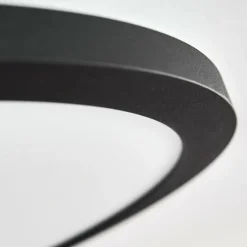 Plafonnier Nexo LED Noir, 1 lumière, Télécommandes