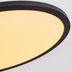 Plafonnier Nexo LED Noir, 1 lumière, Télécommandes