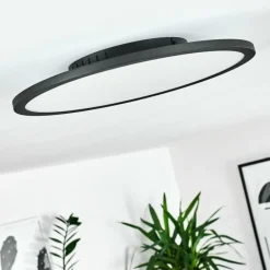 Plafonnier Nexo LED Noir, 1 lumière, Télécommandes