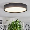 Plafonnier Nexo LED Noir, 1 lumière