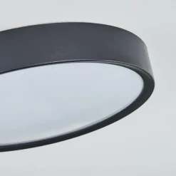 Plafonnier Nexo LED Noir, 1 lumière